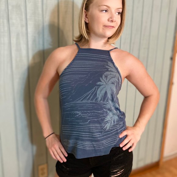 Teal Beach Tank Top - Picture 1 of 3
